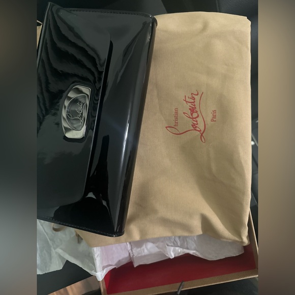 Christian Louboutin Vero Dodat Clutch patent leather